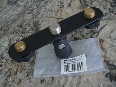MUSICIAN'S GEAR TRIPLE MICROPHONE STAND ADAPTER ATTACHMENT MODEL MSK-C3-BUL-MG