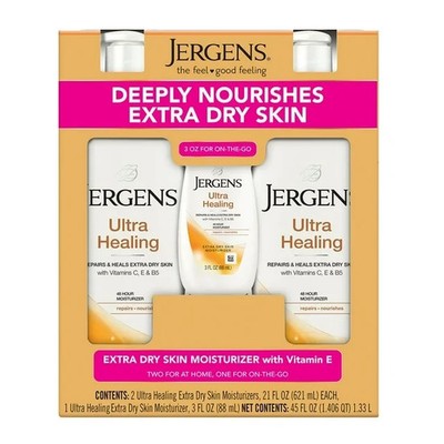 Jergens 22984257 Ultra Healing Extra Dry Skin Moisturizer with Vitamin E