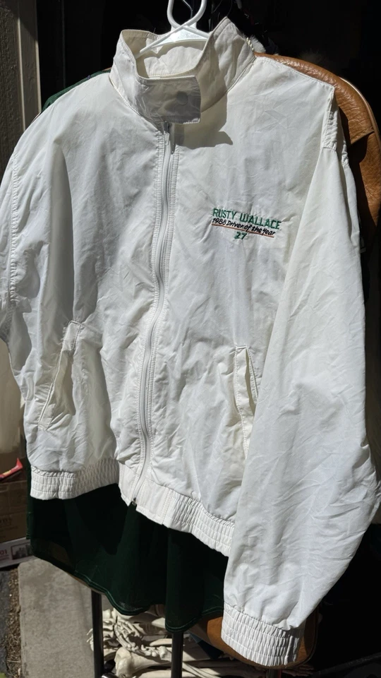 Chaqueta de Carreras Rusty Wallace Kodiak NASCAR 1988 “Conductor del Año” #27 Talla L  Foto 4 de 4