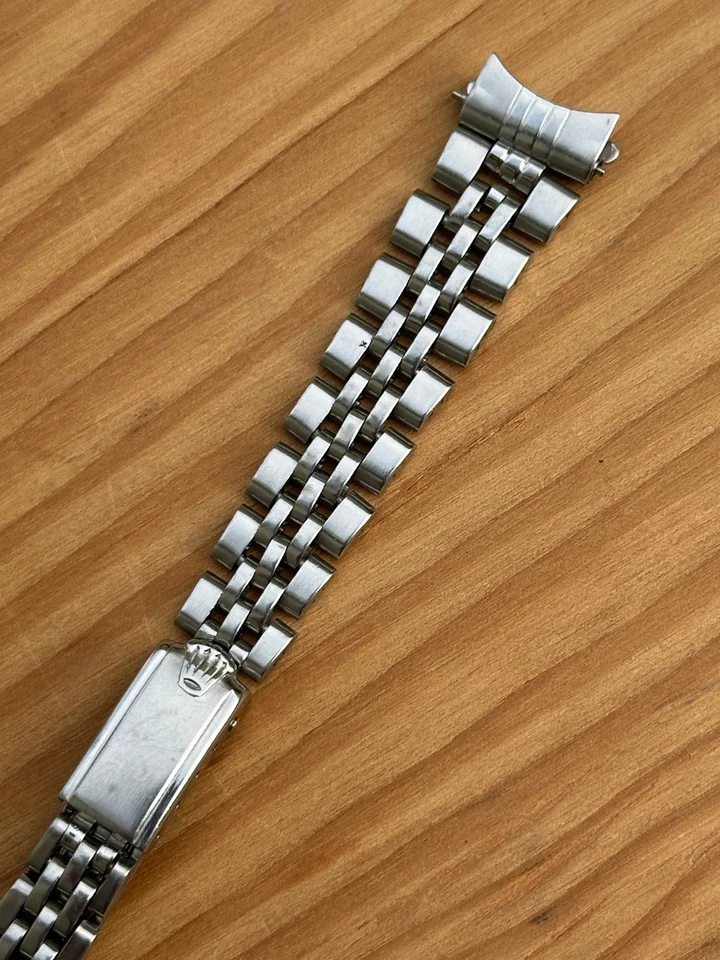 Vintage 1967 Rolex Jubilee Watch Bracelet 13mm with 68 End Links - Image 4 of 4