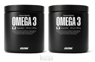 (EUR 105,15/kg) 2er-Pack - Big Zone Omega 3 Triglyceride - 2 x 300 Kapseln