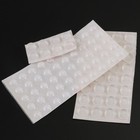 90Pcs Self Adhesive Bumper Pads Clear Round Semi Scratch Pads