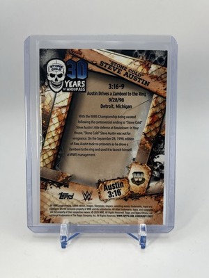 2026 Topps Chrome WWE 30th Anniversary STONE COLD STEVE AUSTIN /50