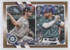 2021 Topps Update Rookie Combos Gold 529/2021 Jose Godoy Wyatt Mills #US80 z6b