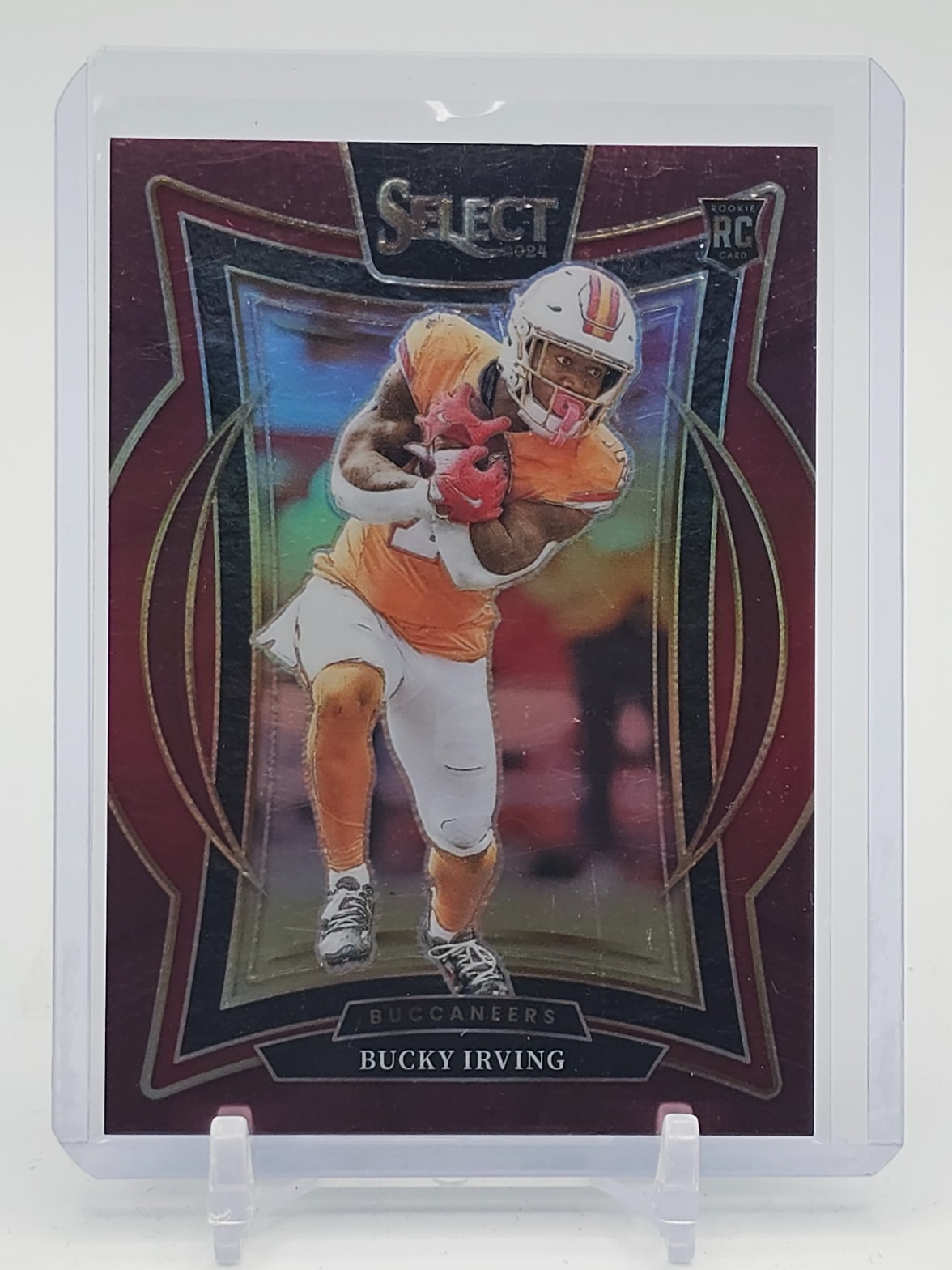 BUCKY IRVING 2024 SELECT CONCOURSE ROOKIE MAROON PRIZM /149 #4 BUCCANEERS Q3078