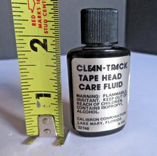 1980's VINTAGE Cassette Tape Care Fluid For Cassette Machine Head Cleaner Tape