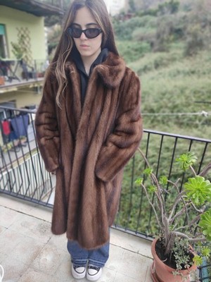PELZMANTEL NERZ COAT NERZ FUR JACKET NERZ MANTEL Hopka FOURRURE 毛皮 mex