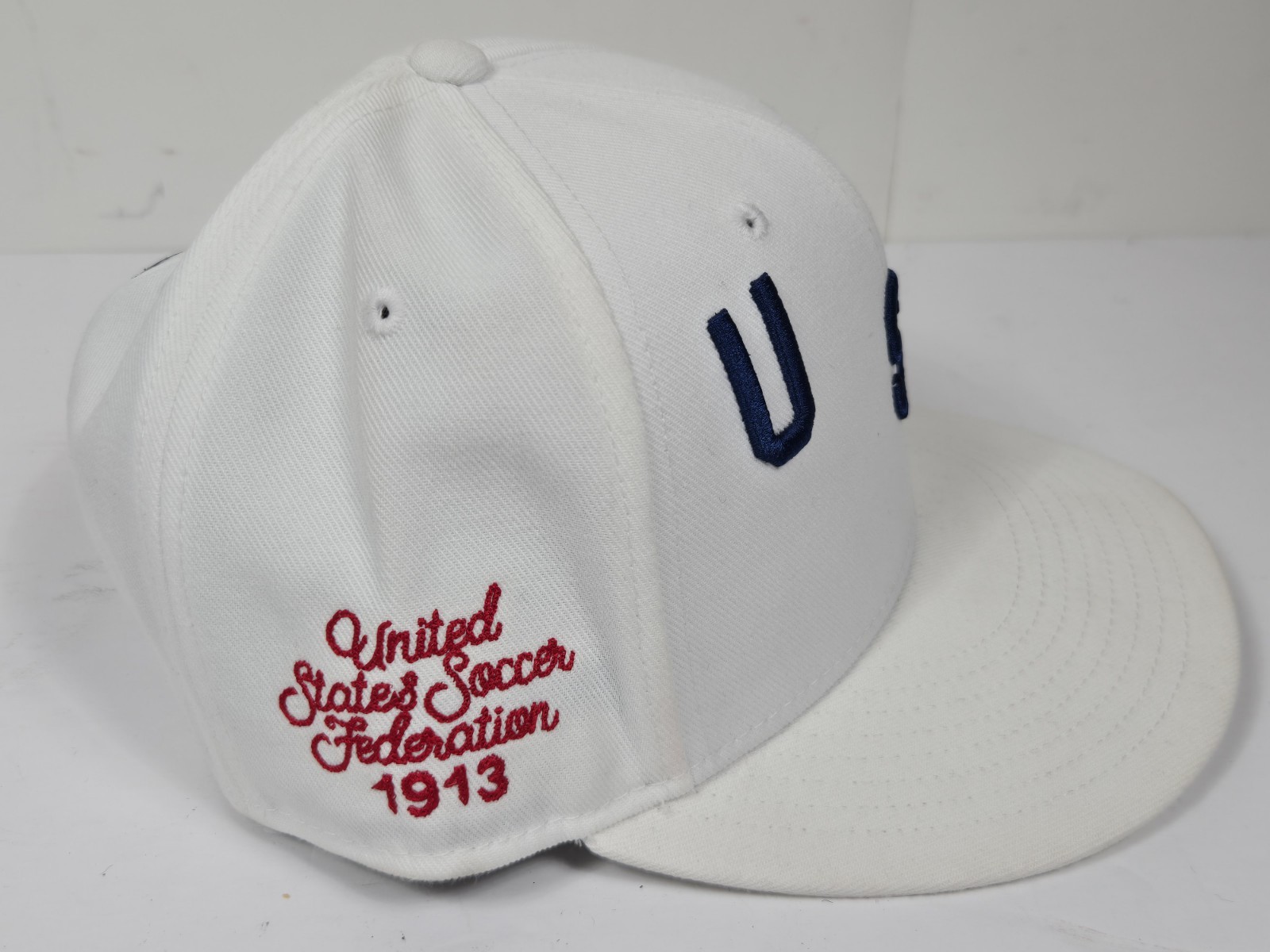 NIKE USA TRUE SQUAD Snapback Hat United States Soccer Federation White