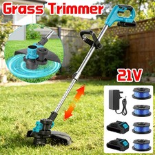 For Makita Cordless Grass Trimmer And Brush Cutter With 2 Batteries And Charger