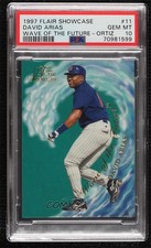 1997 Flair Showcase Wave of the Future David Ortiz #11 PSA 10 GEM MT HOF 06bg