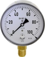"Afriso Kapselfeder-Manometer 100Mm DN15 1/2\" 0-250 Mbar"