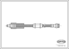 Flexible de frein Peugeot J5