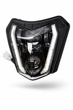 LED Scheinwerferglas für Lichtmaske Lampenmaske headlight passt an Ktm Exc 17-23