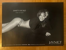 Janet Jackson / Live in Hawaii 2002 Japan Original Promo Mini Poster B3 14x20in