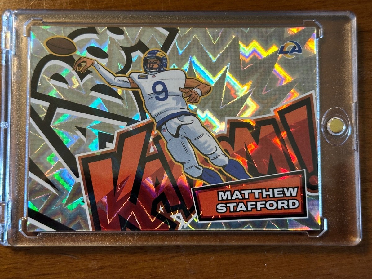 DESIGNOBAUM BOFU 55 クリスタルチャート　+ソフトハニタス2個 2025 Panini Absolute Kaboom! 💥 Horizontal Matthew Stafford Case