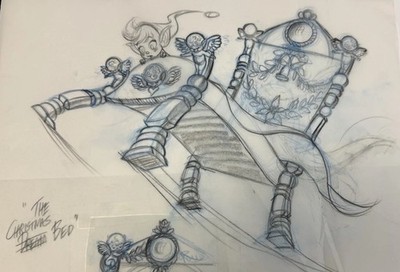 Set Of 9 Gnome Original Conceptual Character sketches