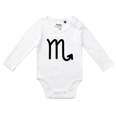 Baby Body Skorpion Sternzeichen Zeichen Geschenkidee Skorpion Geschenk Präsent M