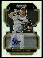 2022 Panini Prizm Draft Picks #PDP146 Connor Staine Silver Autograph