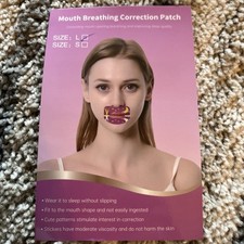 Mouth Breathing Correction Patch Life Is Beautiful 90 Count Large Patch