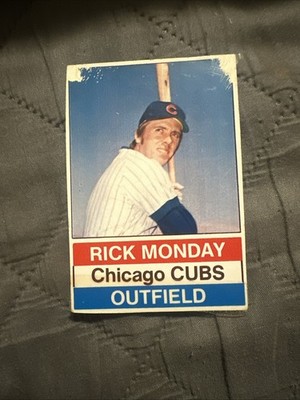 1976 HOSTESS ALL STARS - Rick Monday #80 - VG