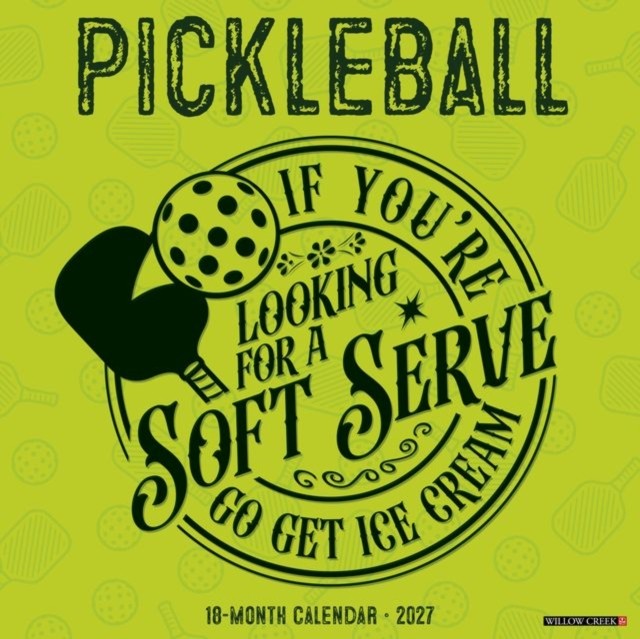 Pickleball 2027 Wall Willow Creek Press - Image 3