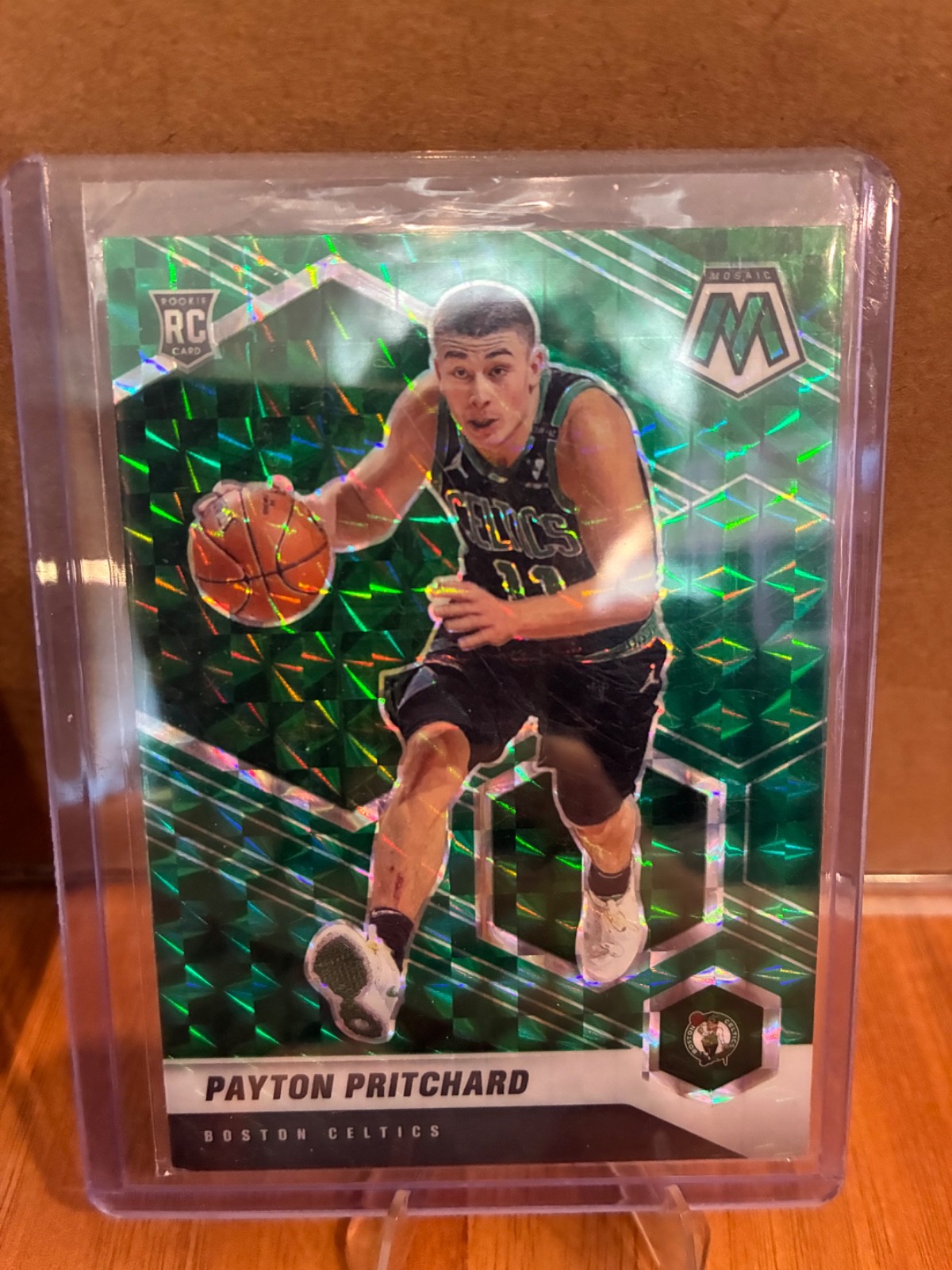 2020-21 Panini Mosaic - Rookie Payton Pritchard #210 Green Mosaic Prizm (RC)