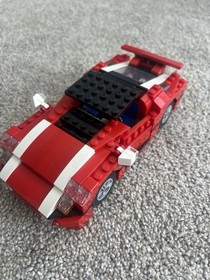 LEGO CREATOR: Super Speedster (5867) Racecar W/ Instructions Missing 4 Pieces