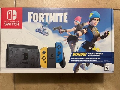 Nintendo Switch Fortnite Wildcat Console Bundle NEW - WITH CODE V-Bucks USA