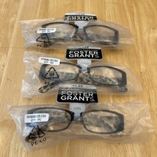 Foster Grant Reading Glasses 1.25 Pack Set of 3 1016096