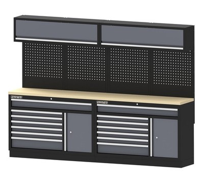 Werkstatteinrichtung XXL Werkzeugschrank Werkbank Lochwand Apollo 23 FEISTOS