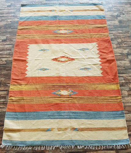 Vintage Handmade Traditional Lovely flat weave Kilim Floor Rug Carpet 172x112 cm