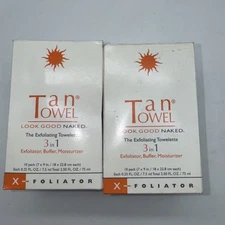 Tan Towel X Foliator, 10 Count ***Pack of 2*************