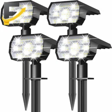 Solar Lights Outdoor Waterproof IP68 56 LED 3 Lighting Modes Solar Powered Gard