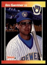 1989 Donruss Jim Gantner Milwaukee Brewers #264