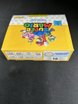 Panini Super Mario Trading Cards - doos met 18 hoesjes, willekeurig, zilver, goud