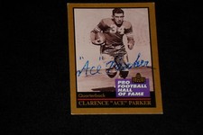 ACE PARKER 1991 ENOR HALL OF FAME SIGNED AUTOGRAPHED CARD #114