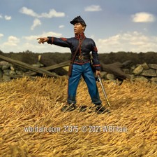 W.Britain 31375 Federal Artillery NCO Pointing Britains