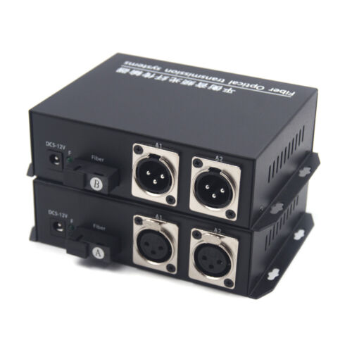 XLR Balanced over Audio Fiber optic Media Converter-XLR Transmitter and Receiver - Bild 22 von 30