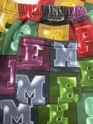 SUPREME FW20 Mulitcolor Block Sweat Pants Mens Size Small All Over