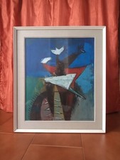 Sigfrido OLIVA [Messina 1942] grande quadro astratto