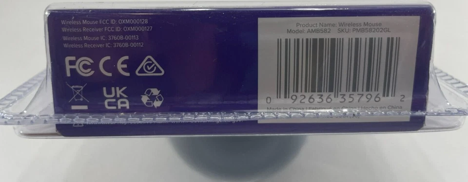 Targus - PMB58202GL - Midsize Comfort Antimicrobial Wireless BT Mouse - Blue - Image 3 of 3