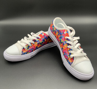 NEW Unisex Laurel Burch Cat Sneakers Women US 10 UK 8 EU 41 Men 8.5 US