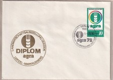 First Day Cover - "Agricultural Exhibition Leipzig-Markkleeberg" Diploma Agra