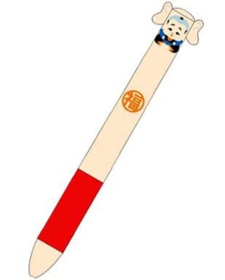 Sakamoto Mimi Two-color Ballpoint Pen ''Lucky Buddha'' Japan Import