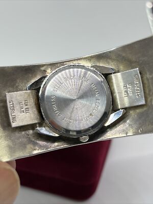 K&M BILL VINTAGE NAVAJO STERLING SILVER WATCH | eBay display picture 1