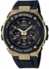 Casio Watch G Shock G-Steel Solar Radio Gst-W300G-1A9Jf Men 'S Black