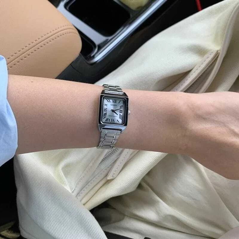 Reloj pulsera CASIO LTP-V007D-7B acero inoxidable cuarzo 100M WR mujer metal Foto 2 de 4