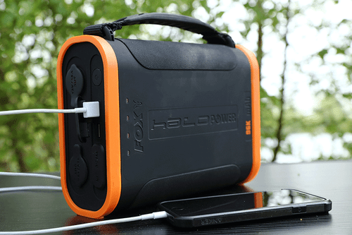 Batteria Fox Halo Power 96K mAh powerpack cellulare elettricità pesca alla carpa carpa NEW IMBALLO ORIGINALE - Foto 12 di 12