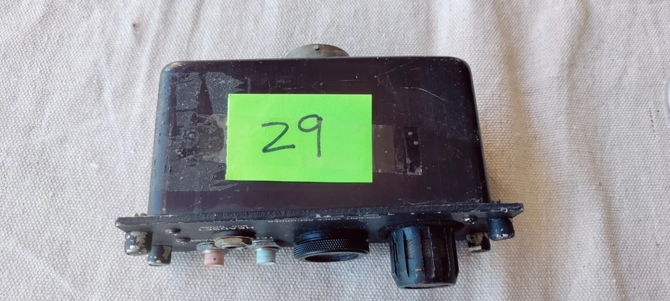 COCKPIT VOICE RECORDER- CONTROL UNIT-  -AIRCARFT INSTRUMENT  - Image 4 of 4