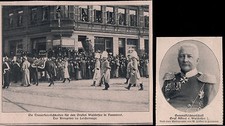 Funeral services -- Count Waldersee -- funeral procession - newspaper clipping 1904